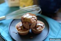Decadent Paleo Banana Caramel Muffins