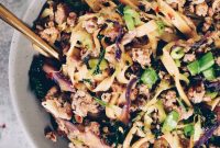 Unwrapped Paleo Potsticker Noodle Bowls