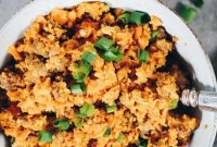 Paleo Whole30 Sweet Potato Pork Fried Rice