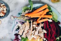 Tangy Orange Beet and Chicken Salad