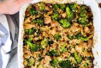 Savory Chicken, Bacon & Broccoli Cauliflower Bake