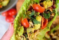 Creamy Avocado Chicken Bacon Salad Paleo Whole30 Keto Friendly