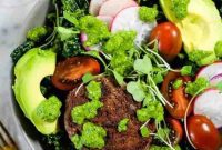 Pesto Burger Power Bowl