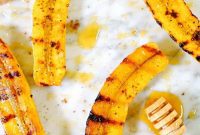 Golden Grilled Plantains Paleo Whole30