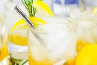 Naturally Sweet Lemon Rosemary Cocktail