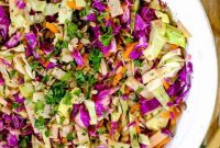 Simple Whole30 Coleslaw No Mayo
