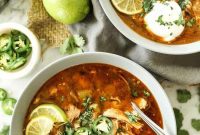 Creamy Instant Pot White Chicken Chili Paleo Whole30 Keto