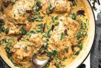 Speedy Dairy-Free Creamy Tuscan Chicken