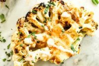 Sizzling Grilled Cauliflower Steaks Keto Paleo Whole30 Friendly