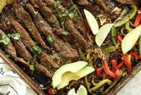 Easy Paleo Whole30 Sheet Pan Fajitas