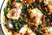 One-Pan Creamy Dairy-Free Mustard Chicken Thighs