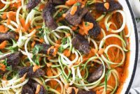 Smoky Roasted Red Pepper Pasta Paleo Whole30