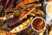 Smoky Sweet Potato Fries on the Grill