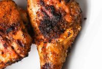 Perfect Crispy 5 Ingredient Grilled Chicken Drumsticks