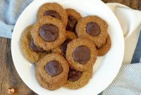 Healthy Hazelnut Thumbprint Cookies Paleo Gluten Free Vegan