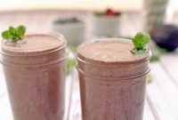 Mint Berry Sunrise Smoothie Paleo Dairy Free