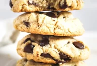 Buttery Soft and Chewy Vegan Chocolate Chip Cookies