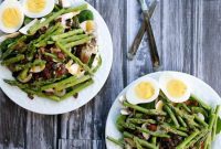 Crispy Bacon and Tender Asparagus Salad with Tangy Honey Mustard