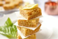 Naturally Sweetened Paleo Lemon Bars Gluten and Dairy Free