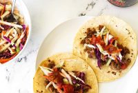 25-Minute Zesty Pork Tacos with Crunchy Slaw