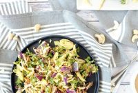 Creamy Cashew Cabbage Slaw