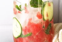 Watermelon Cucumber Zen Mojito