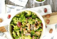Satisfying Smoky Sweet Chicken Broccoli Salad