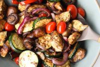 Zesty Quick-Grill Vegetable Marinade