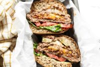 Keto Stuffed Cheese Bacon Burger