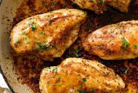 Skillet Seared Butter Infused Chicken Breast