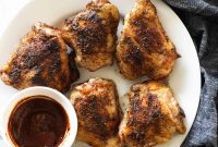 Traeger Smoked Crispy Skin Chicken Thighs Reverse Seared