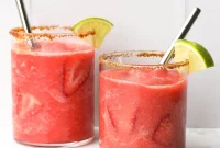 Quick Strawberry Freeze Mocktail