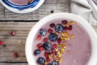 Gluten Free Dairy Free Refined Sugar Free Berry Protein Smoothie Bowl