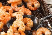 Crispy Air Fryer Frozen Shrimp From Freezer to Plate in 15