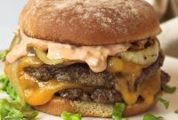 Effortless Griddle Smash Burgers with Zesty Sauce