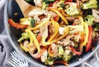 Clean Eating Leftover Turkey Stir-fry