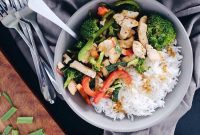 Clean Paleo Teriyaki Chicken Stir-Fry Gluten Soy and Refined Sugar Free