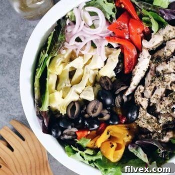Fresh and flavorful Mediterranean Chicken Salad