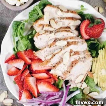Delicious Strawberry Chicken Salad (Paleo + Whole30)
