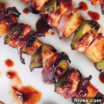 Hawaiian Chicken Kabobs recipe image