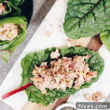 Delicious Pear and Almond Chicken Salad Wraps