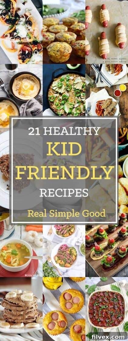 Cooking for kids? Our roundup of 21 healthy kid friendly recipes includes paleo, whole30 and dairy-free options. Check out these meals kids love! | realsimplegood.com