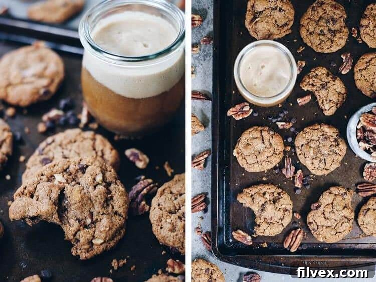 These Paleo chocolate chip pecan cookies are the perfect combo of salty and sweet, and easily a crowd pleaser! Gluten-Free + Dairy-Free. | realsimplegood.com