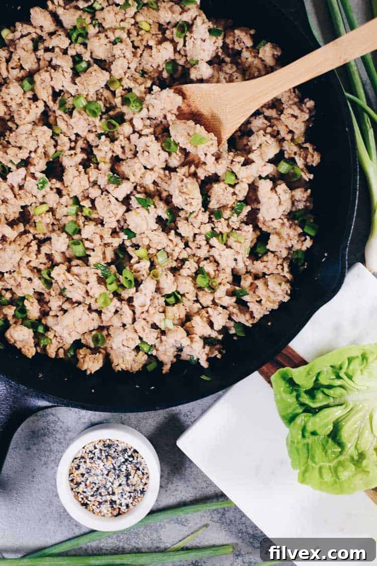 Healthy Teriyaki Chicken Lettuce Wraps are a 30-minute meal! Ground chicken cooked quickly with homemade teriyaki sauce for a simple and delicious dinner. Paleo, Gluten-Free, Soy-Free + Refined Sugar-Free. | realsimplegood.com