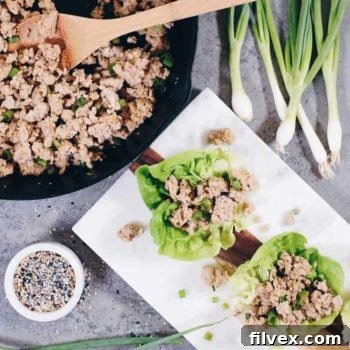 Healthy Teriyaki Chicken Lettuce Wraps