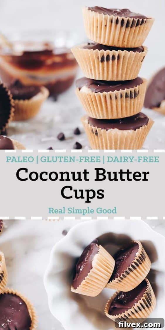 Get ready to make these amazing Paleo Coconut Butter Cups! Share your creations on Instagram with #realsimplegood.