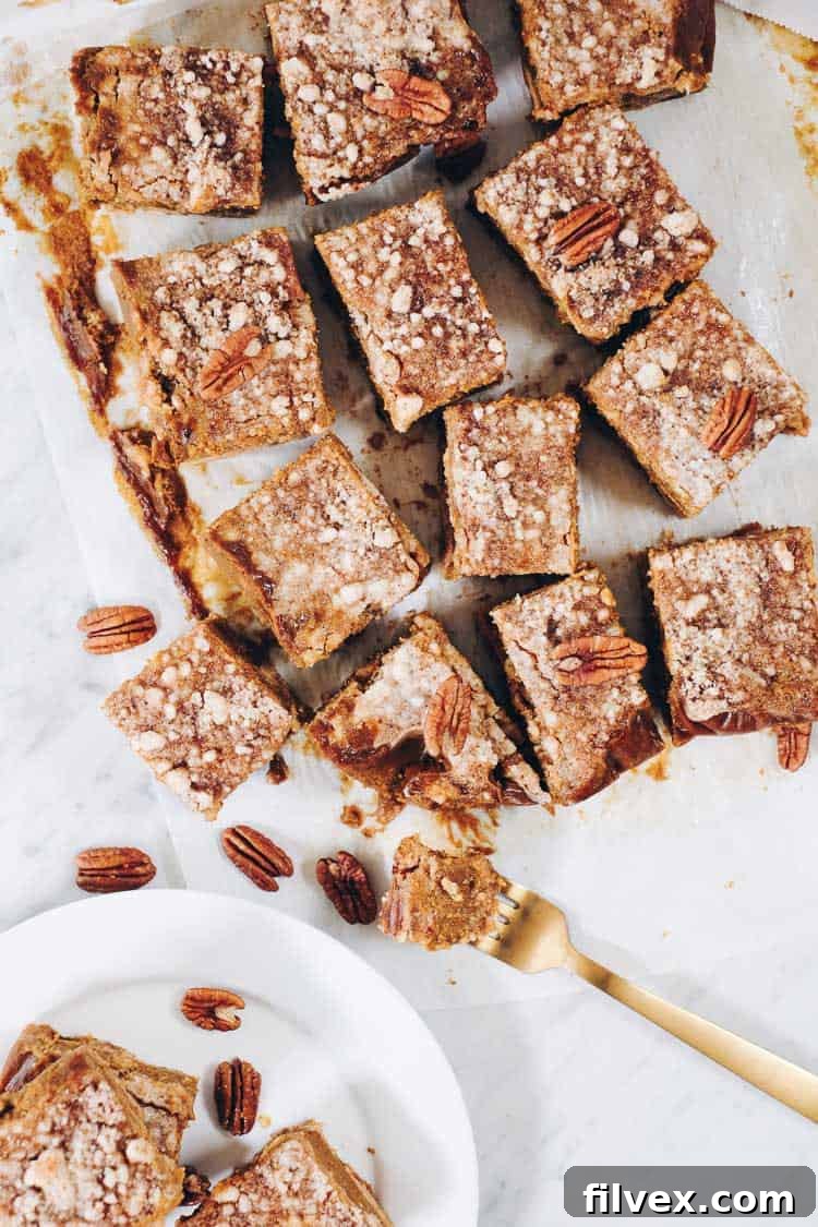 These delicious Paleo pumpkin bars are filled with all the fall flavors you're craving without dairy, gluten, eggs or refined sugar! | realsimplegood.com
