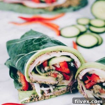 Delicious Collard Green Wraps