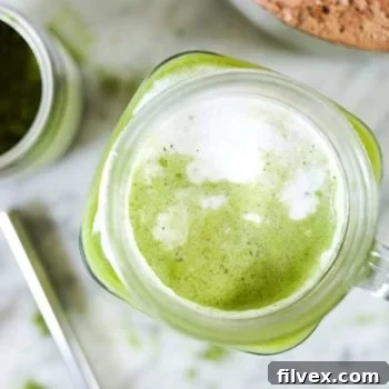 Vanilla Lavender Iced Matcha Latte