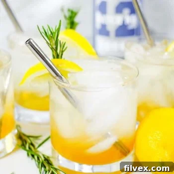 Lemon & Rosemary Cocktail